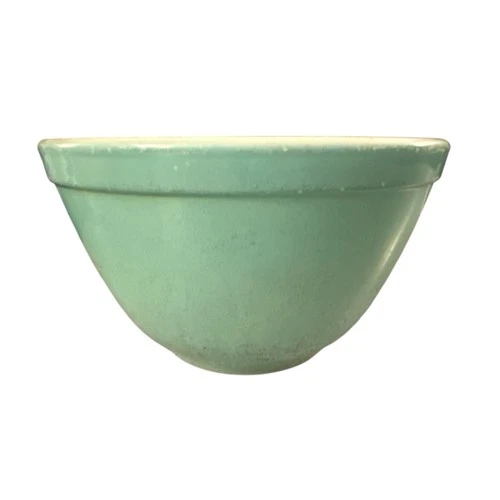 Vintage Pyrex blue nesting mixing bowl, small bowl 3 1/2 high, 6 inch wide