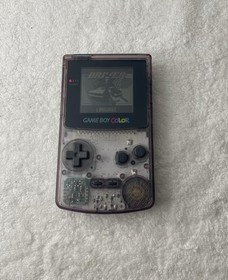 Nintendo Game Boy Color Atomic Purple Console Handheld System- Tested -READ!