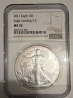 2021 American Eagle 1 oz .999 Silver Dollar MS 70 NGC Certified #6262715-344