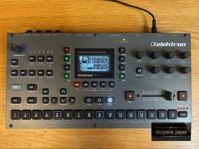 Elektron Octatrack MKII Performance Sampler w/ Box PSU USB CF Cards from Japan