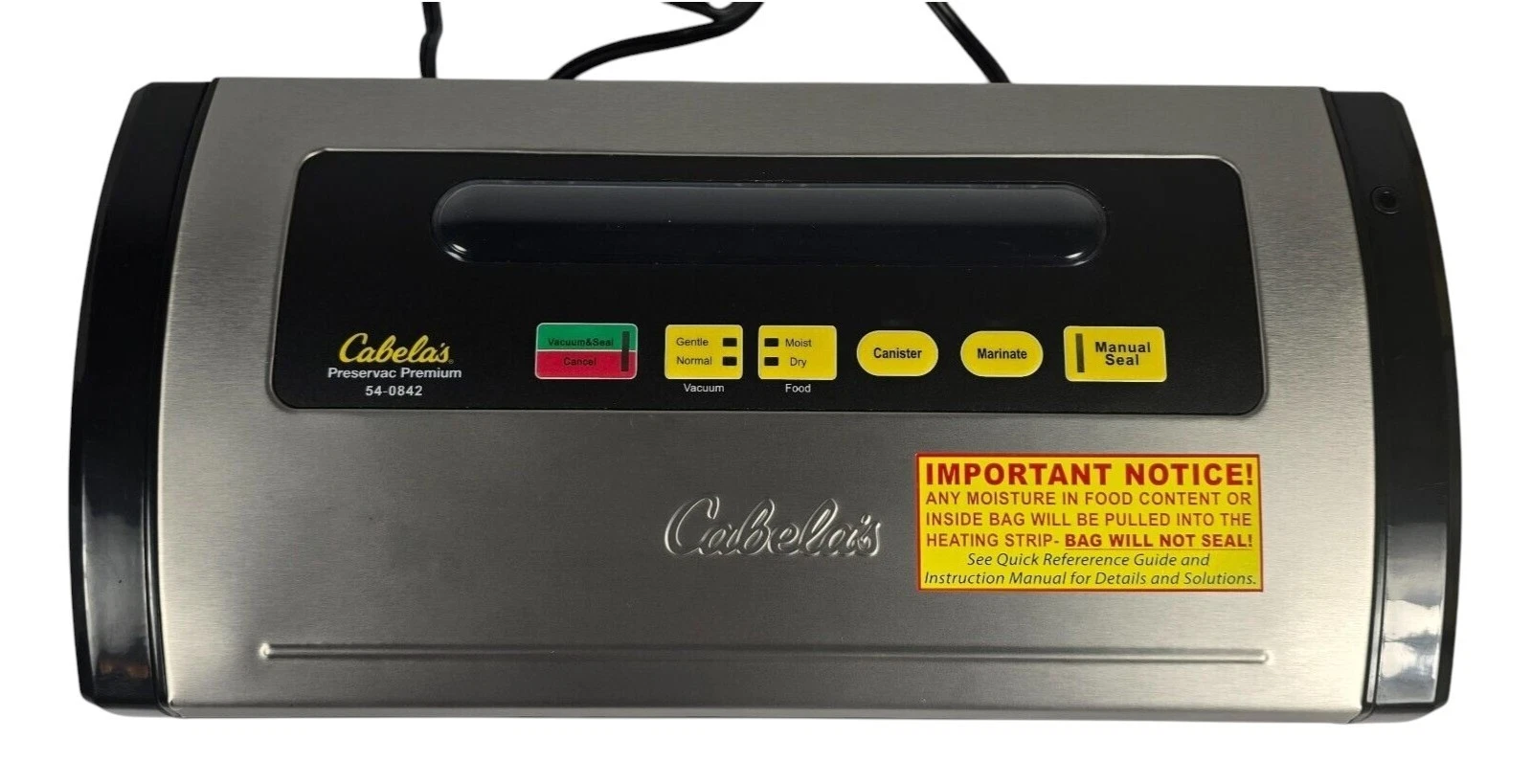 Cabela's Preservac Premium Vacuum Sealer Tested Working