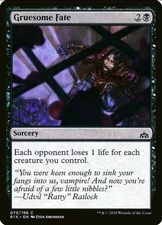 X 1 Gruesome Fate NM-M Rivals of Ixalan 075 MTG Magic The Gathering