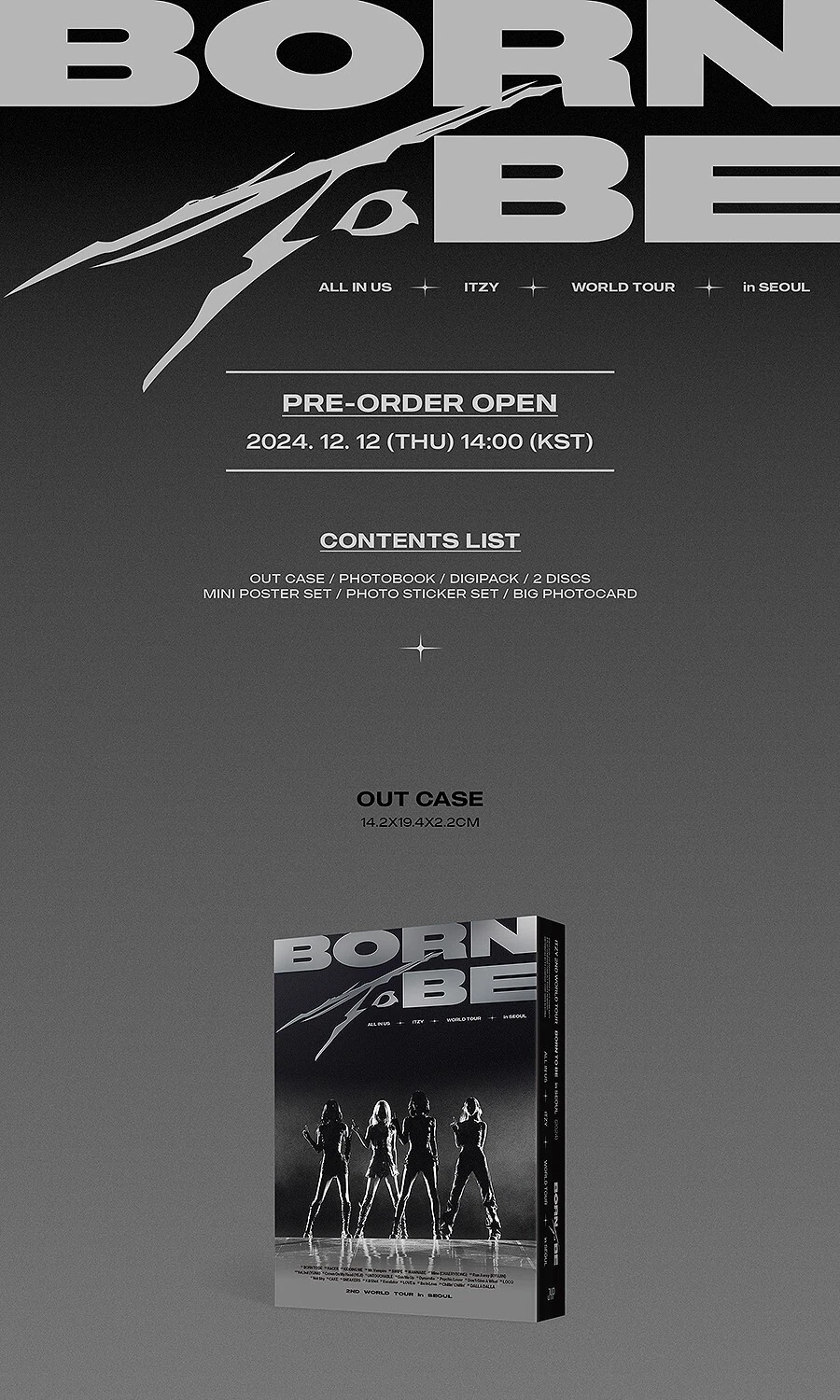 ITZY 2ND WORLD TOUR [BORN TO BE] IN SEOUL [DVD/BLU-RAY] with