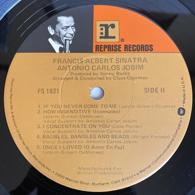 米LP Frank Albert Sinatra &amp; Antonio Francis Albert Sinatra &amp; Antonio Carlos Jobim 5727618 Universal Music Grou /00260 Frank Sinatra - Francis Albert Sinatra & Antonio Carlos