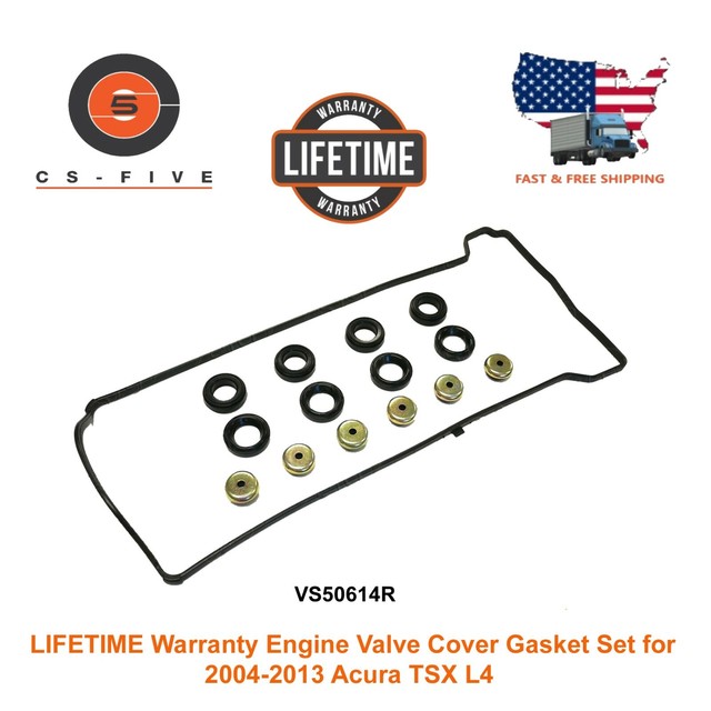 LIFETIME Warranty Engine Valve Cover Gasket Set for 20042013 Acura TSX