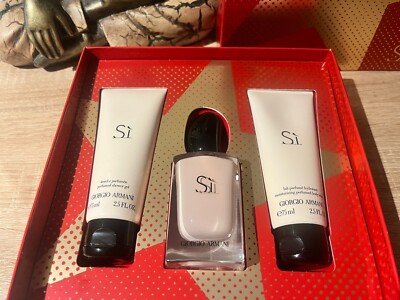 Giorgio Armani Sì Fiori  Geschenkset Edp 50ml Duschgel &Bodylotion 75ml