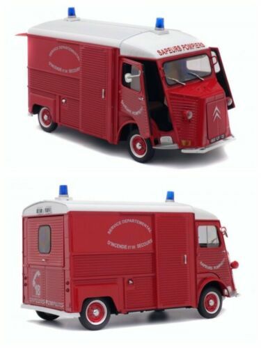 Miniature Dubray Plastique 1/43 – Citroën C4 1930 Berline Pompiers De Paris, En Boîte, Comme Neuve