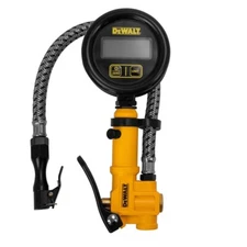 DEWALT DXCM024-0411 2.5 in. Digital Inflator with 12 in. Steel Braided Hose New