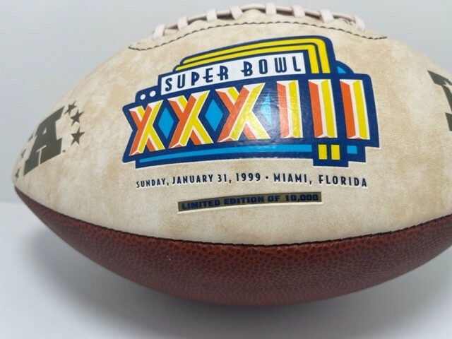 スーパーボール Janurary 31,!999 Super Bowl XXXIII Limited Edition Of 10,000