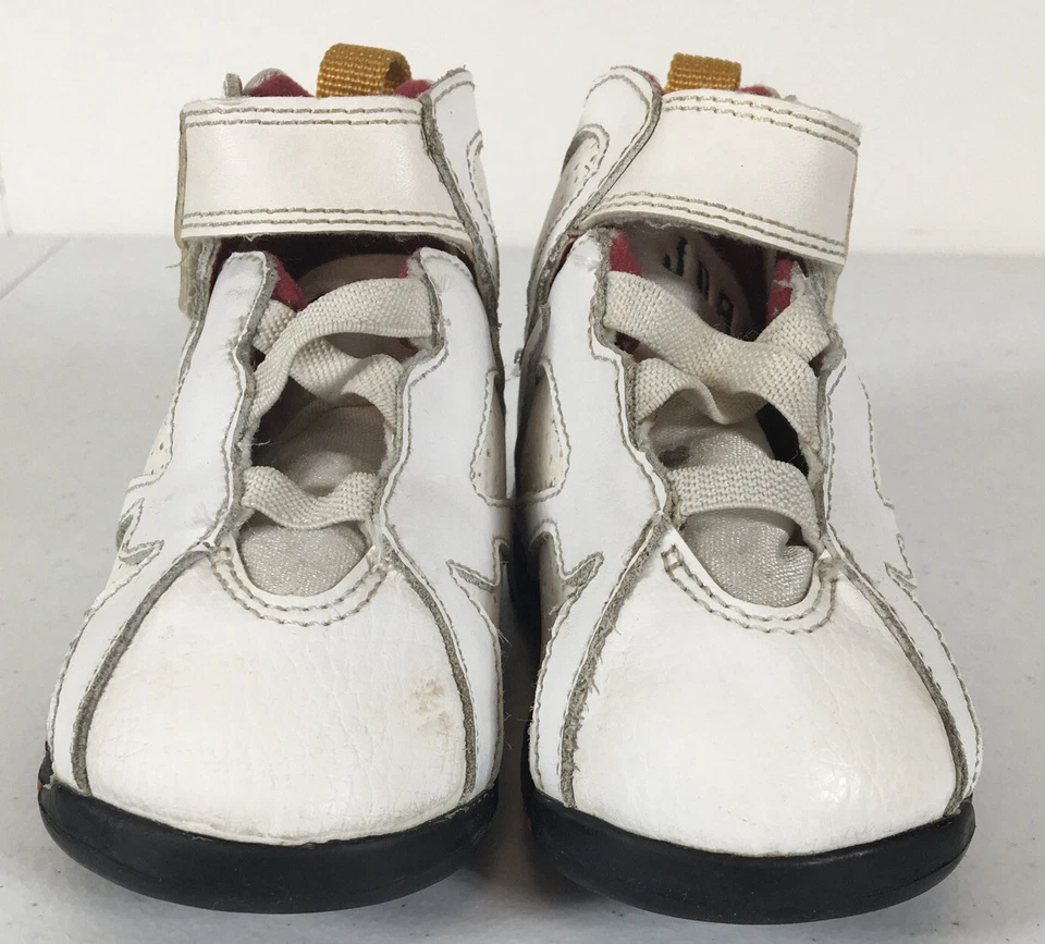 Raro 2012 Nike Air Jordan 7 VII Retro Blanco Talla 6C 304772-106 Niño Bebé Foto 4 de 4