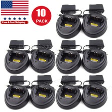10x Rapid Charger for Motorola CP040 CP200 CP200D PR400 EP450 CP150 CP180 Radio