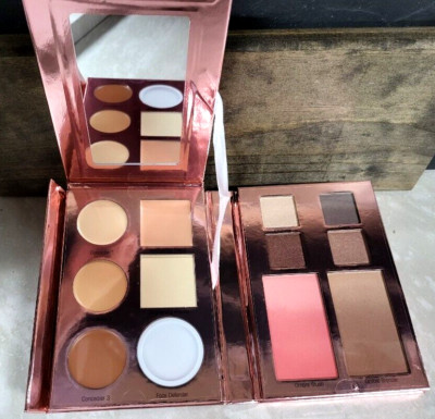 Mally's Book palette face defender concealer blush bronzer brightening powder