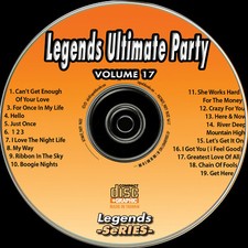 Ultimate Party Vol-17 Legend Karaoke cdg in plastic I Love The Night Life My Way