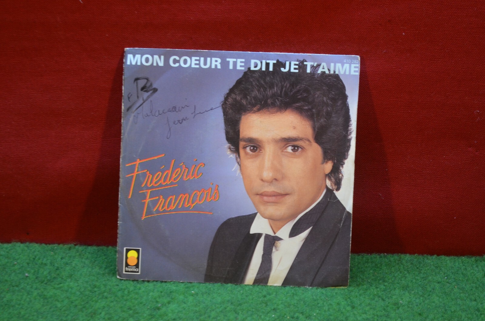 ANCIEN DISQUE VINYLE 45 TOURS FREDERIC FRANCOIS MON COEUR TE DIT JE T