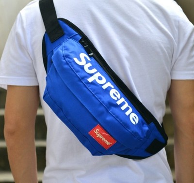 blue fanny pack supreme