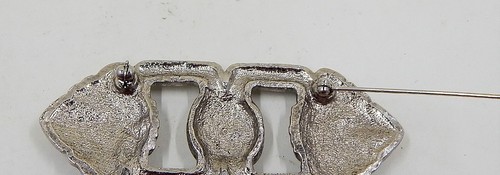 Avon Bold Romance Art Deco Pin Brooch Buckle Design Vintage 1991 - Picture 3 of 7