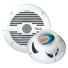 BOSS MR60W 6.5" 2-Way 200W Marine Boat Speakers Water Resistant White (Pair) New