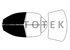 PreCut Film Front Two Door Windows Tint For Cadillac Catera Sedan 1997-2002