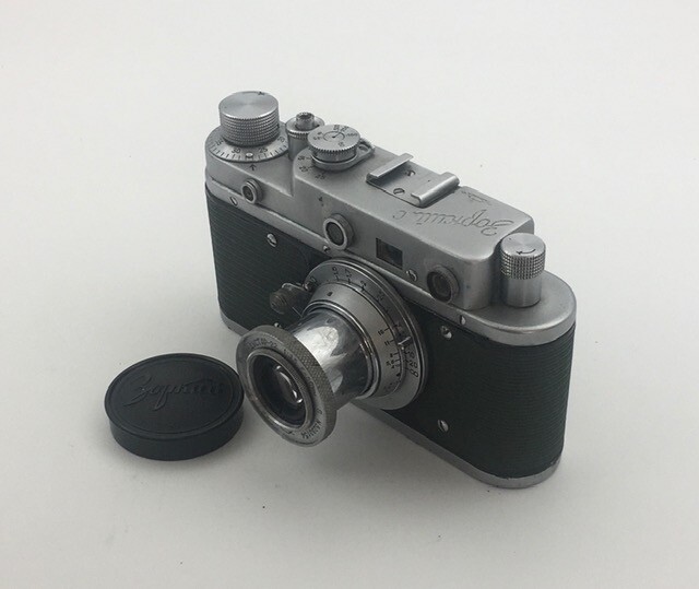 Rare Zorki-C GREEN BODY Soviet Collectible 35mm RF camera w