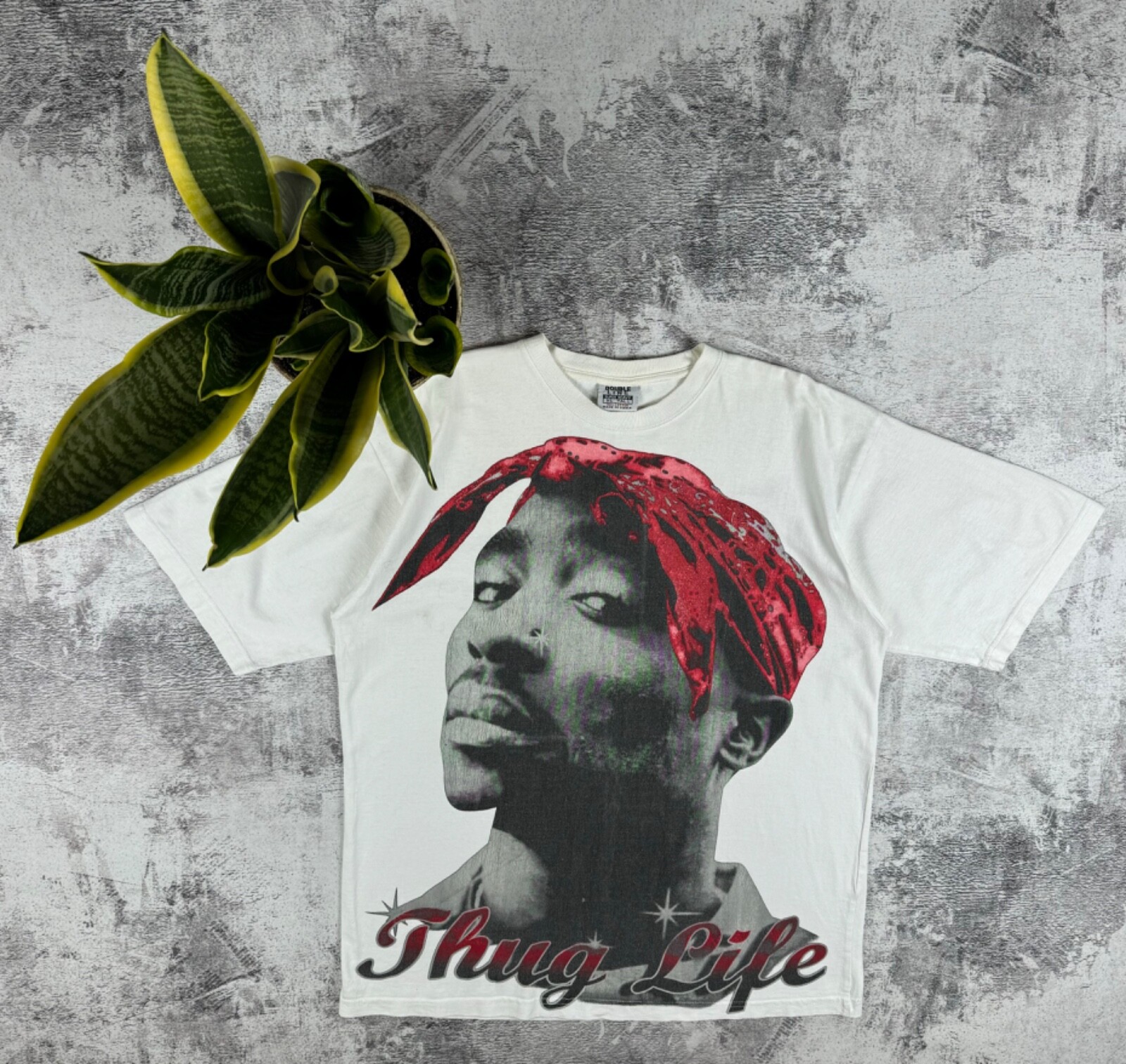 2Pac Shakur Thug Life Big Logo Rap Hip Hop Vintage vintage concert t-shirt, vintage, single stitch, B+ condition