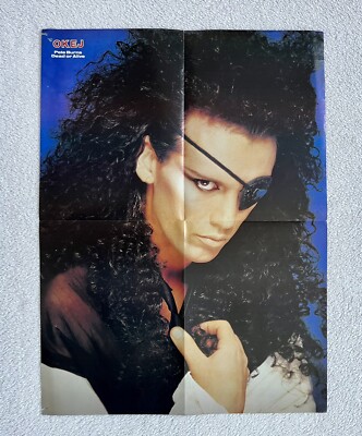 DEAD OR ALIVE 1985 PETE BURNS Swedish Poster Music Magazine Okej