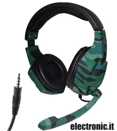 Cuffie gaming con microfono Tucci A3 - Verde scuro camouflage | eBay