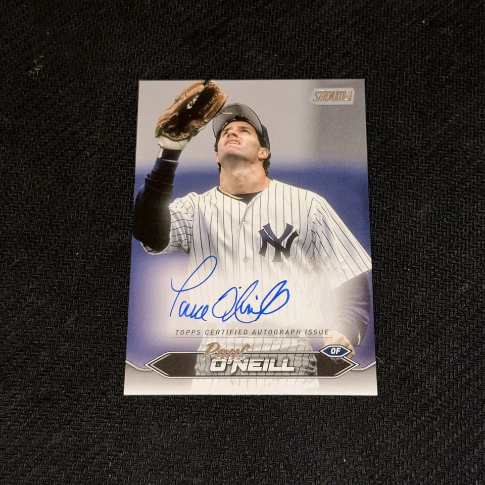 2024 Topps Stadium Club Paul O’Neil Auto Lot (1) No. SCBA-PO (1) ‘89 Fleet Base - Image 2 of 4