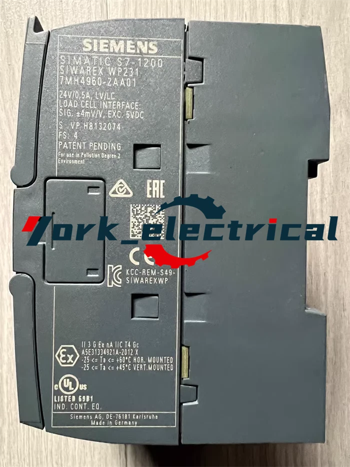 NEW SIEMENS 7MH4960-2AA01 WEIGHING MODULE FOR SIMATIC S7-1200 SIWAREX WP231 - Image 2 of 3