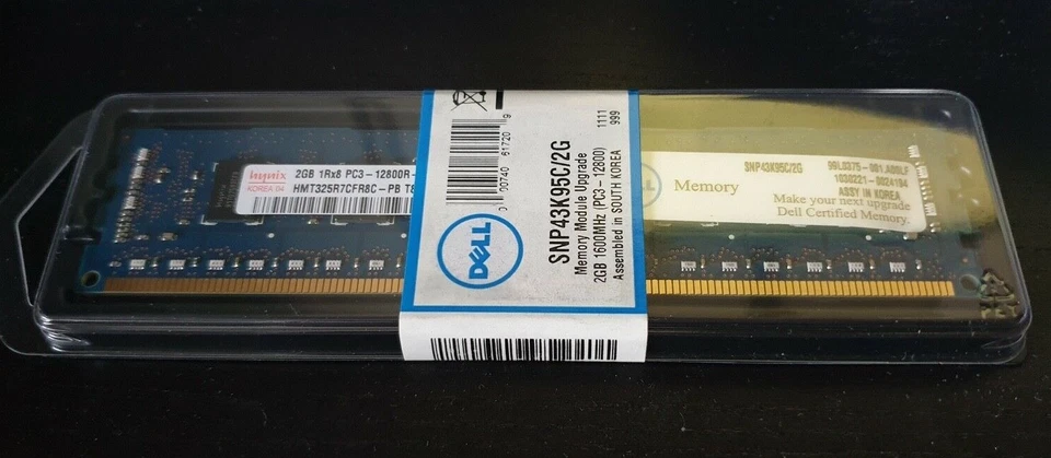 Lotto RAM per Server - 12GB (2GB x 6) - DELL - 1600MHz - PC3-12800, ECC - Immagine 3 di 3