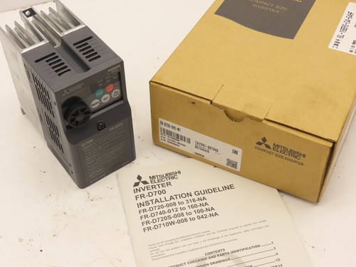 Mitsubishi Electric D700 FR-D720-042-W1 VFD AC Drive Inverter 3PH 200-240V 1HP - Picture 2 of 15