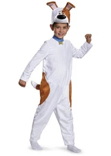 The Secret Life Of Pets Max Jumpsuit Headpiece Boys Costume Size XSmall 3T-4T