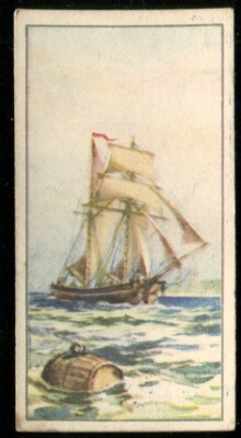 Tabakkarte, RJ Lea, SCHIFFE DER WELT, 1925, Topsail Schoner, #29