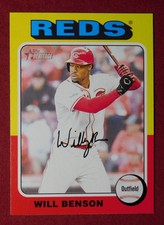 2024 Topps Heritage #375 Will Benson Cincinnati Reds