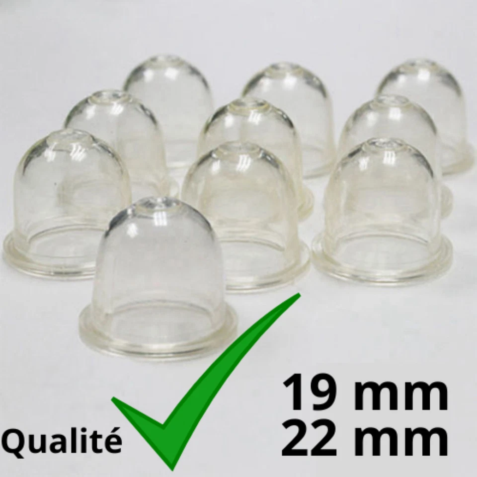 Poire Bulbe Pompe d'Amorçage de Carburateur 19 22 Pour Tondeuse Débroussailleuse - Photo 2/3