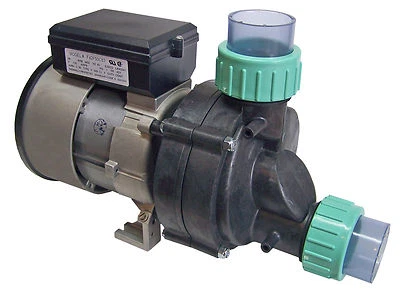 US MOTORS Whirlpool Bathtub Jet Pump - 3/4hp, 7.7 amps, 115V. w/ Cord, Air Switch & Unions
