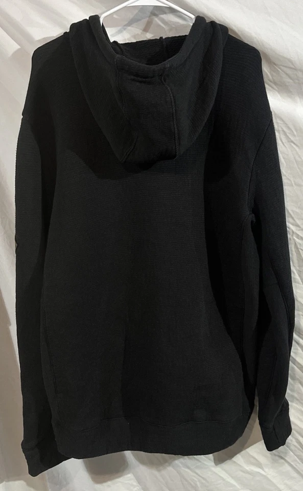 The North Face Men’s Full Zipper Black Warm Thick Zipper Hoodie Jacket - Image 2 of 3