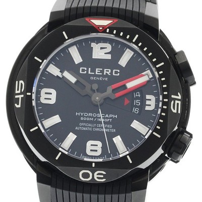 CLERC Hydro scuff H1-4R.2.5 Date Black Dial Automatic Men's Watch_939828