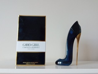 Carolina Herrera Good Girl Eau de Parfum bottle and box EMPTY