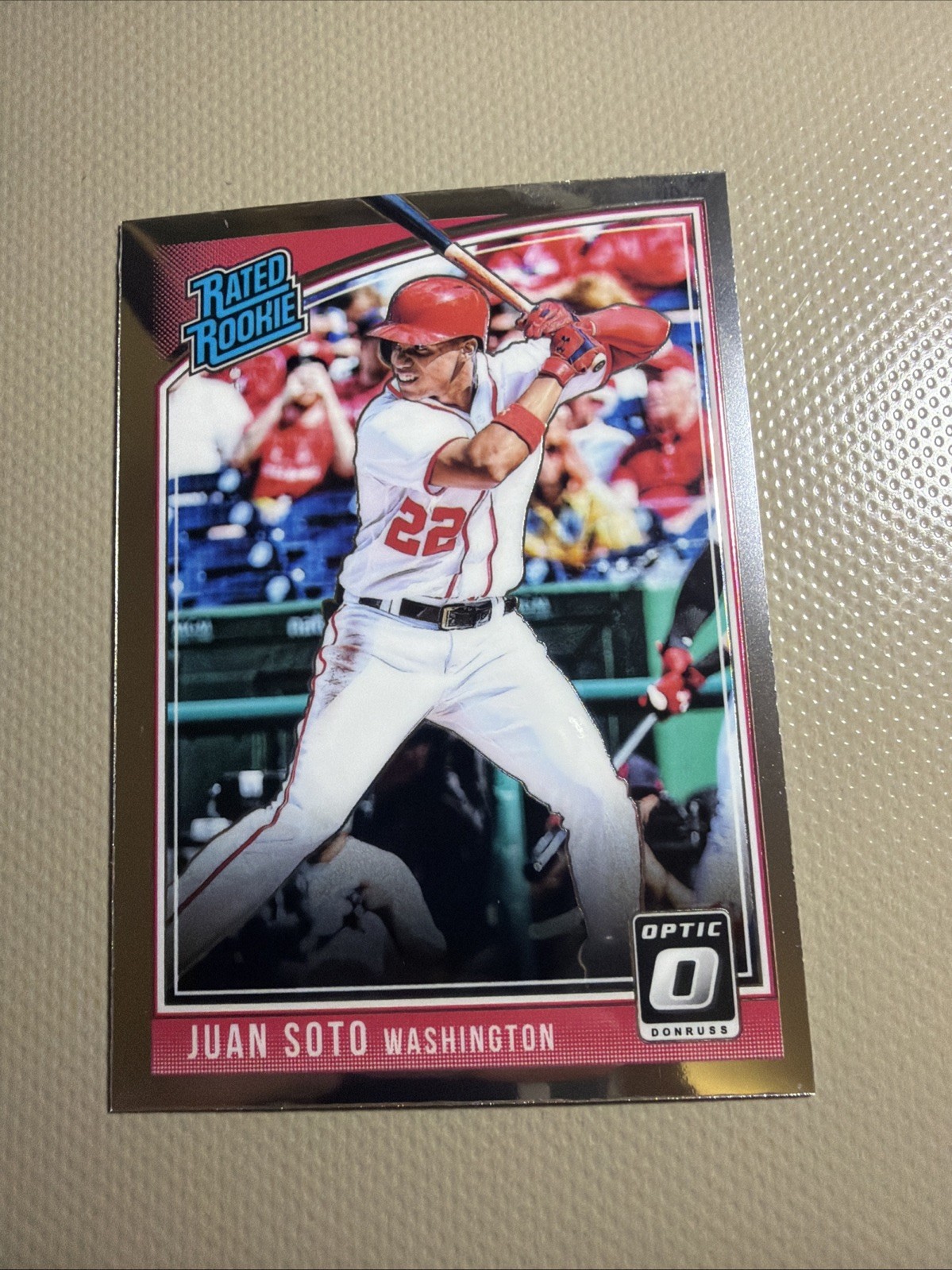 2018 Panini Chronicles - Optic Rated Rookies Juan Soto #181 (RC)