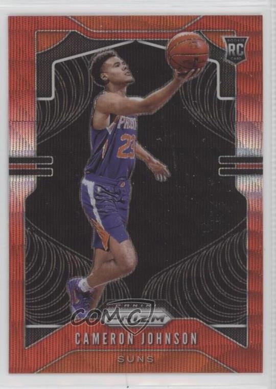 2019-20 Panini Prizm Rookie Ruby Wave Prizm Cameron Johnson #257 0nr3