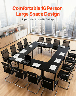 Conference Table, Set of 6, Easy Assembly