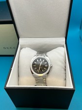 Gucci GG2570 Elegant Men's Black Quartz Watch - Also Model #YA142301 - NIB