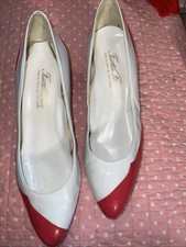 Vintage Feather Flex By Cervelle 80 s Pumps Pink / White