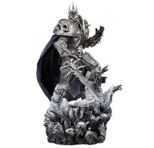 Blizzard World of Warcraft Lich King Arthas 26  Premium Statue w/ Box Rare