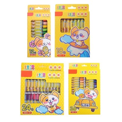 12/18/24/36 Crayons for Drawing and Poster Making for Hobbyists and Artists