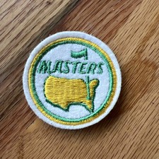Vintage Masters Golf Patch Augusta National Embroidered Sew On Badge 1980s