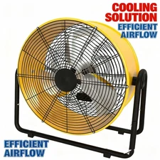 Simple Deluxe 20 Inch High Velocity Heavy Duty Metal Air Circulation Drum Fan