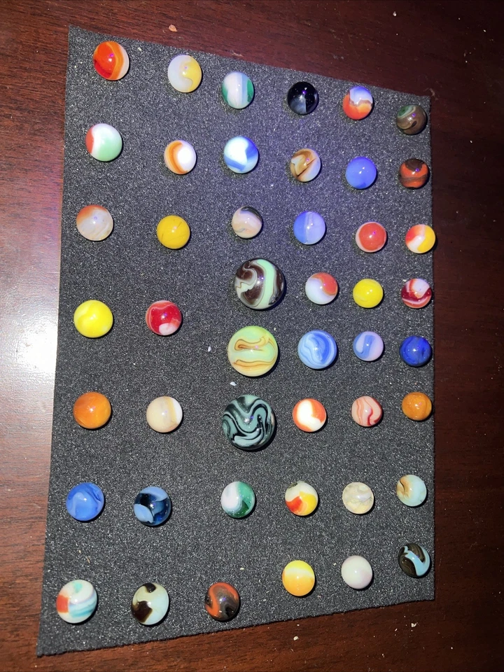 Hermoso Lote Mixto de Canicas Antiguas y Difíciles de Encontrar Vintage Venta Inmobiliaria. Foto 2 de 4