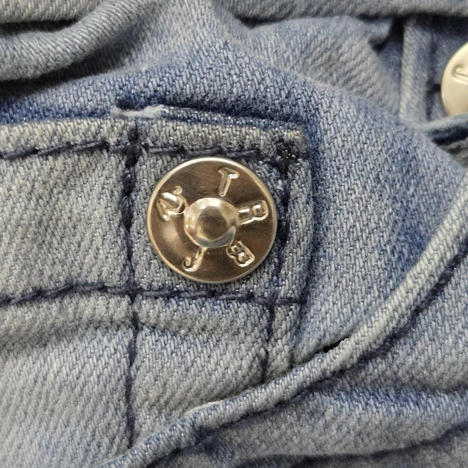 True Religion Geno Relaxed Slim Jeans Boys 12 Blue Distressed Denim Youth Pants - Image 4 of 4