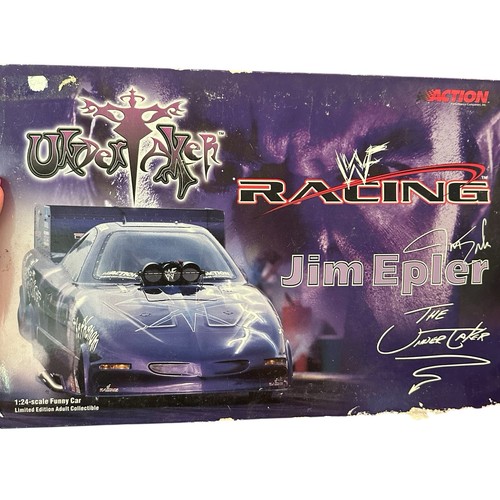 Action 1:24 Jim Epler WWF /Undertaker 2000 Pontiac Funny Car NHRA Racing Diecast - Picture 6 of 8